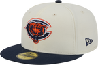 Chicago Bears Deceptor Chrome White New Era 59FIFTY Fitted Hat