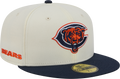 Chicago Bears Deceptor Chrome White New Era 59FIFTY Fitted Hat