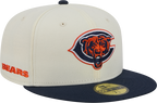 Chicago Bears Deceptor Chrome White New Era 59FIFTY Fitted Hat