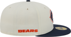 Chicago Bears Deceptor Chrome White New Era 59FIFTY Fitted Hat