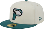 Philadelphia Eagles Deceptor Chrome White New Era 59FIFTY Fitted Hat