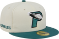 Philadelphia Eagles Deceptor Chrome White New Era 59FIFTY Fitted Hat