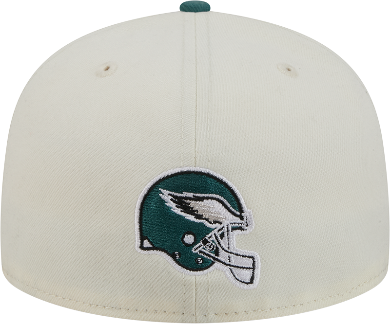 Philadelphia Eagles Deceptor Chrome White New Era 59FIFTY Fitted Hat