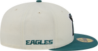 Philadelphia Eagles Deceptor Chrome White New Era 59FIFTY Fitted Hat