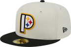 Pittsburgh Steelers Deceptor Chrome White New Era 59FIFTY Fitted Hat