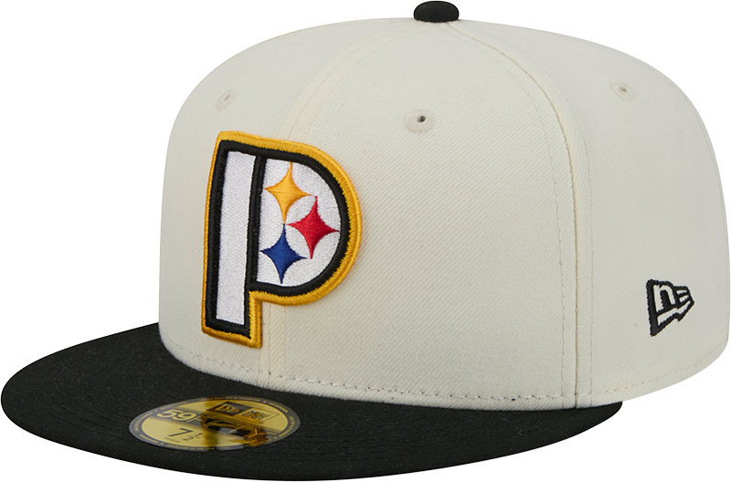 Pittsburgh Steelers Deceptor Chrome White New Era 59FIFTY Fitted Hat