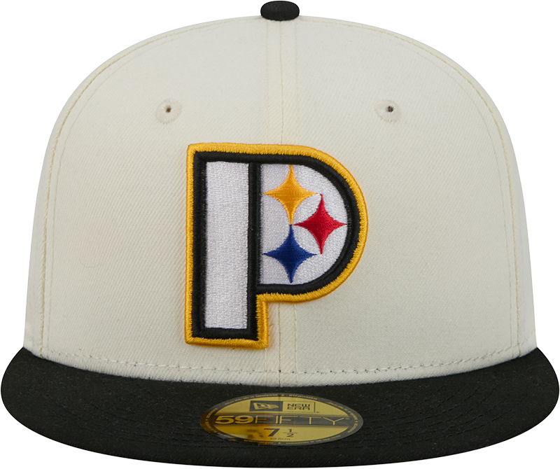 Pittsburgh Steelers Deceptor Chrome White New Era 59FIFTY Fitted Hat