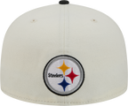 Pittsburgh Steelers Deceptor Chrome White New Era 59FIFTY Fitted Hat