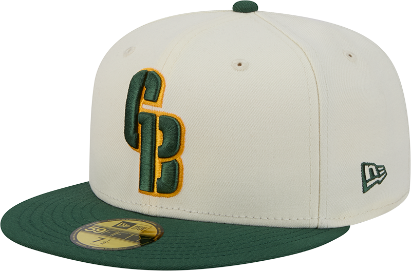 Green Bay Packers Deceptor Chrome White New Era 59FIFTY Fitted Hat