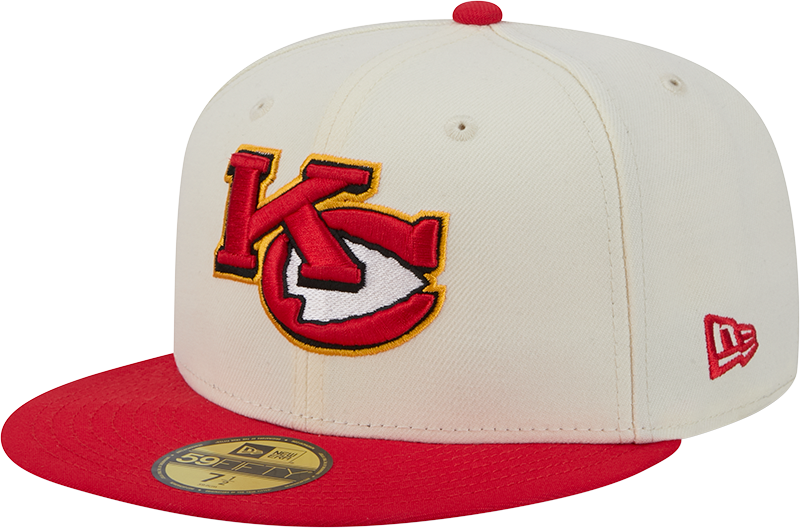 Kansas City Chiefs Deceptor Chrome White New Era 59FIFTY Fitted Hat
