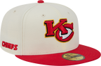 Kansas City Chiefs Deceptor Chrome White New Era 59FIFTY Fitted Hat