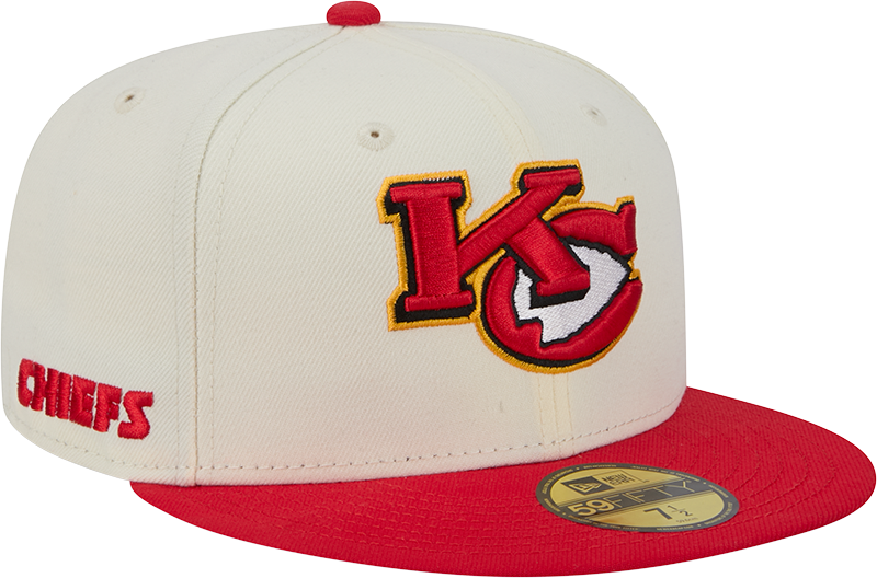 Kansas City Chiefs Deceptor Chrome White New Era 59FIFTY Fitted Hat