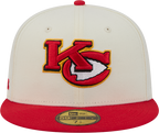 Kansas City Chiefs Deceptor Chrome White New Era 59FIFTY Fitted Hat