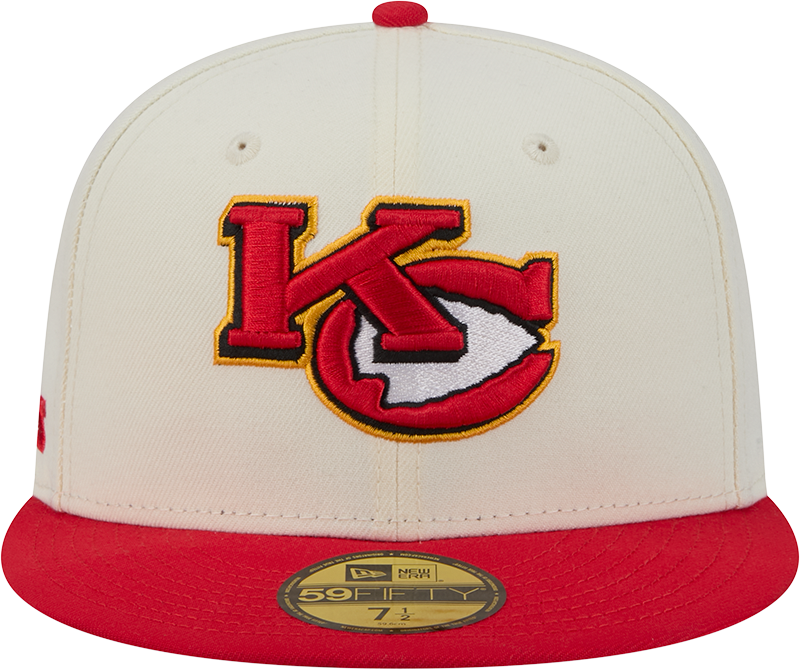 Kansas City Chiefs Deceptor Chrome White New Era 59FIFTY Fitted Hat
