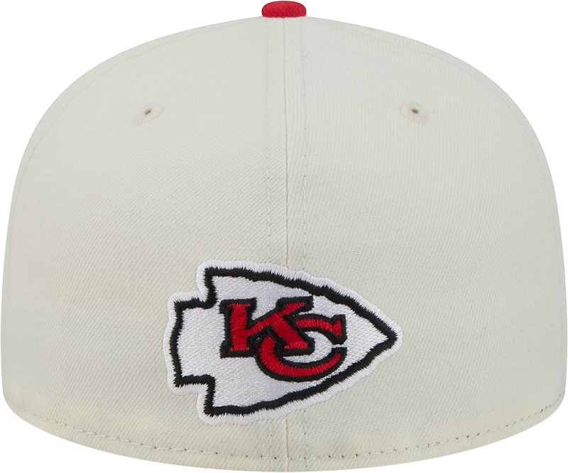 Kansas City Chiefs Deceptor Chrome White New Era 59FIFTY Fitted Hat