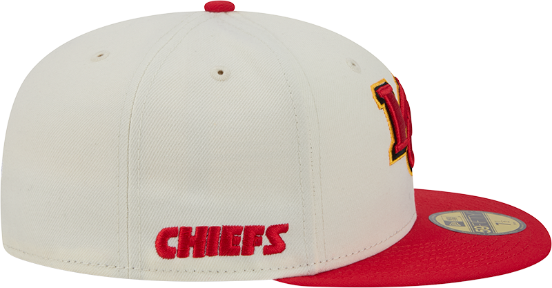 Kansas City Chiefs Deceptor Chrome White New Era 59FIFTY Fitted Hat