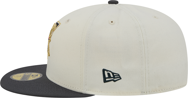 Vegas Golden Knights New Era Deceptor 59FIFTY Fitted Hat - Chrome White 2 Tone