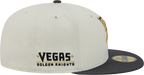 Vegas Golden Knights New Era Deceptor 59FIFTY Fitted Hat - Chrome White 2 Tone
