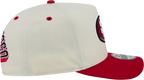 San Francisco 49ers NFL New Era Rear Hit Wordmark A-Frame 9FIFTY Snapback Hat - 2 Tone
