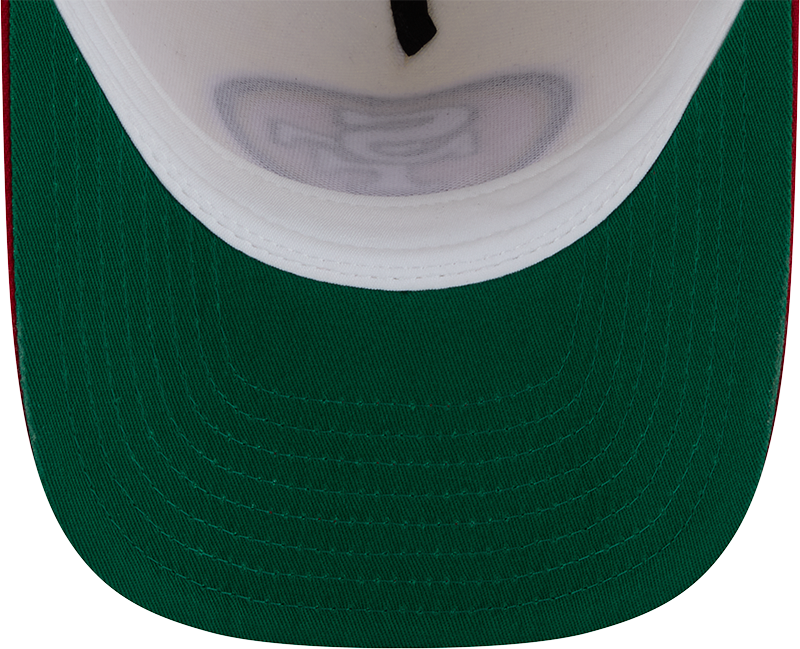 San Francisco 49ers NFL New Era Rear Hit Wordmark A-Frame 9FIFTY Snapback Hat - 2 Tone