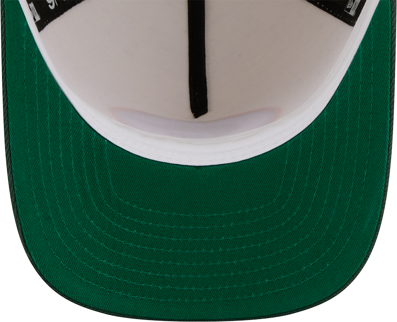 Green Bay Packers NFL New Era Rear Hit Wordmark A-Frame 9FIFTY Snapback Hat - 2 Tone