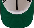 Green Bay Packers NFL New Era Rear Hit Wordmark A-Frame 9FIFTY Snapback Hat - 2 Tone