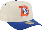 Denver Broncos NFL New Era Rear Hit Wordmark A-Frame 9FIFTY Snapback Hat - 2 Tone