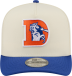 Denver Broncos NFL New Era Rear Hit Wordmark A-Frame 9FIFTY Snapback Hat - 2 Tone