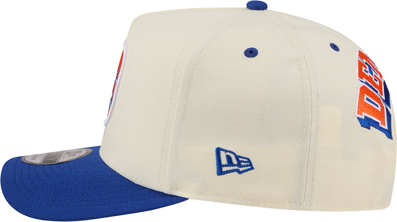 Denver Broncos NFL New Era Rear Hit Wordmark A-Frame 9FIFTY Snapback Hat - 2 Tone