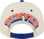Denver Broncos NFL New Era Rear Hit Wordmark A-Frame 9FIFTY Snapback Hat - 2 Tone