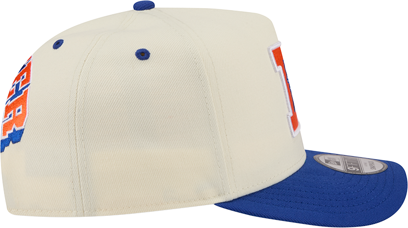 Denver Broncos NFL New Era Rear Hit Wordmark A-Frame 9FIFTY Snapback Hat - 2 Tone