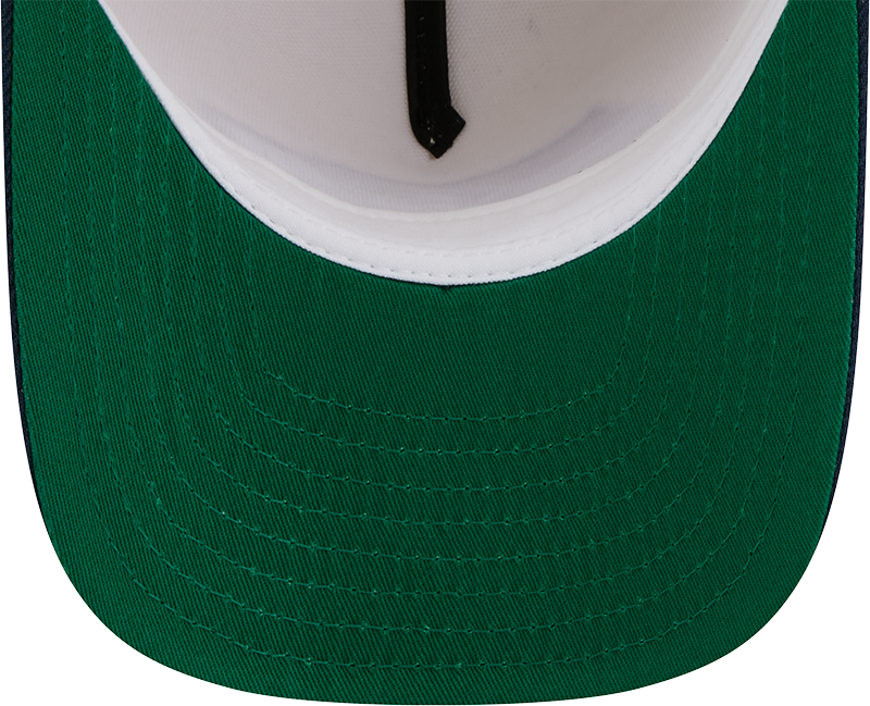 Seattle Seahawks NFL New Era Rear Hit Wordmark A-Frame 9FIFTY Snapback Hat - 2 Tone