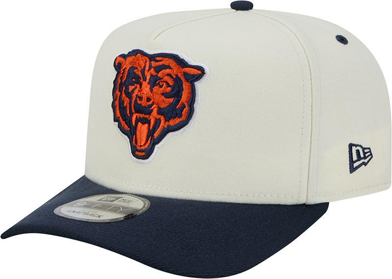 Chicago Bears NFL New Era Rear Hit Wordmark A-Frame 9FIFTY Snapback Hat - 2 Tone