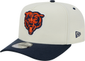 Chicago Bears NFL New Era Rear Hit Wordmark A-Frame 9FIFTY Snapback Hat - 2 Tone