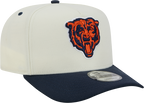 Chicago Bears NFL New Era Rear Hit Wordmark A-Frame 9FIFTY Snapback Hat - 2 Tone