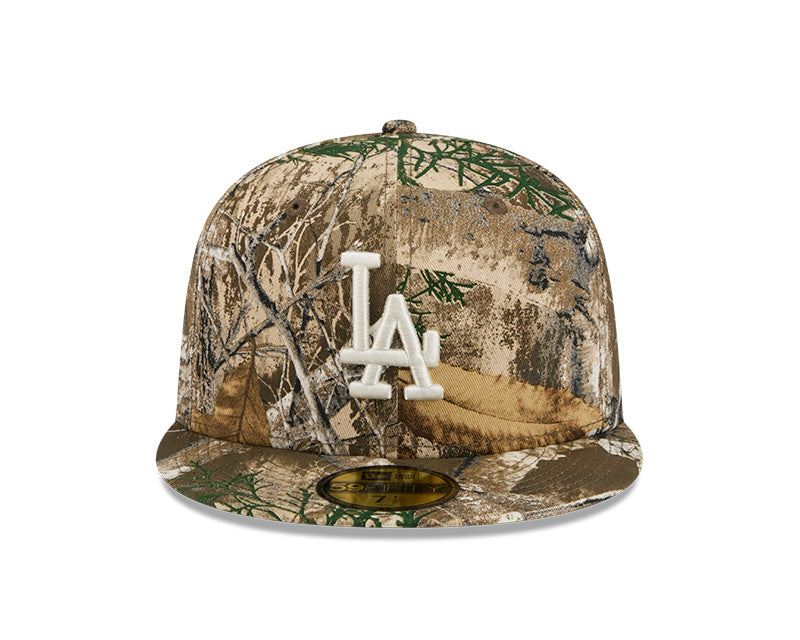 Los Angeles Dodgers New Era 59-Fifty Real Tree Fitted Cap