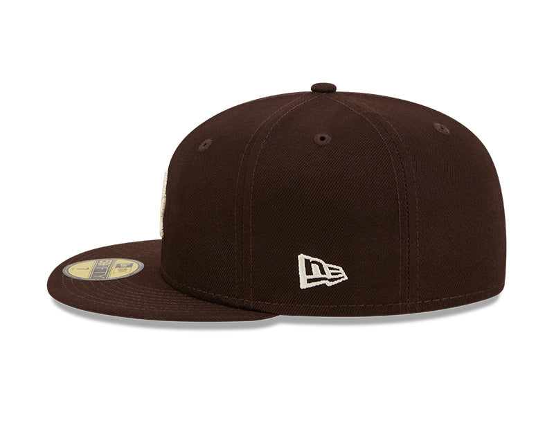 Los Angeles Dodgers New Era 59-Fifty Dark Brown Fitted Cap
