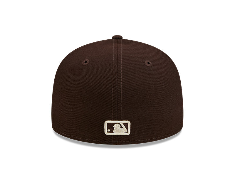 Los Angeles Dodgers New Era 59-Fifty Dark Brown Fitted Cap