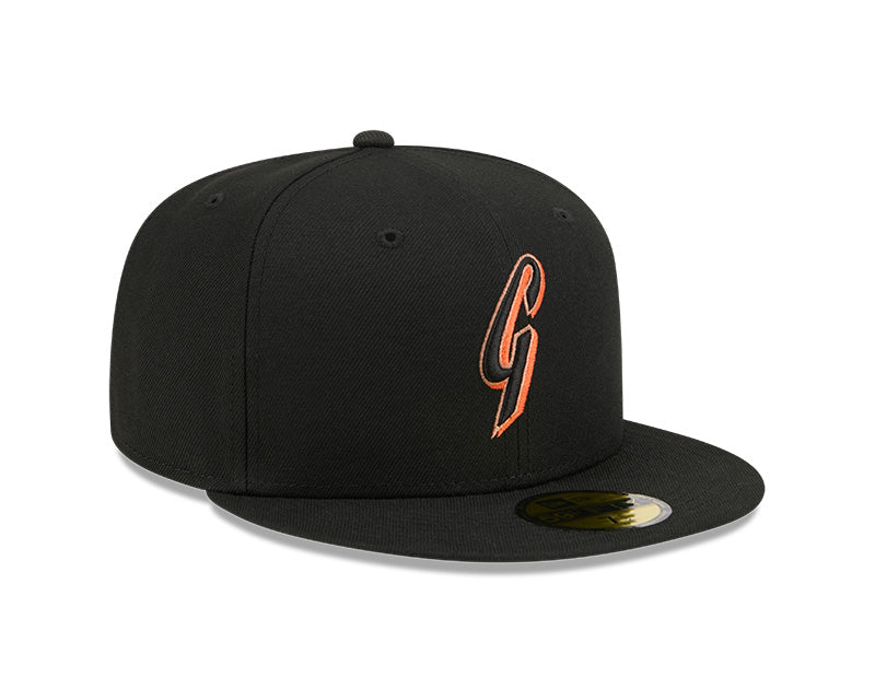 San Francisco Giants Batting Practice New Era 59-Fifty 5950 Black Team Color Fitted Cap