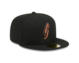 San Francisco Giants Batting Practice New Era 59-Fifty 5950 Black Team Color Fitted Cap