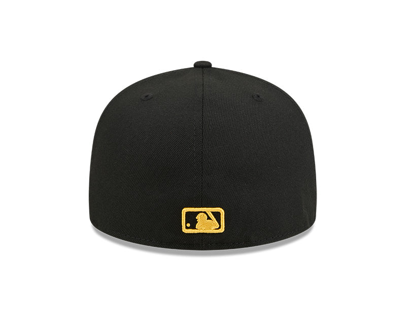 San Diego Padres New Era 59-Fifty 5950 Black Team Color Fitted Cap