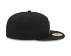 Los Angeles Angels New Era 59-Fifty 5950 Black Team Color Fitted Cap