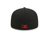 Los Angeles Angels New Era 59-Fifty 5950 Black Team Color Fitted Cap