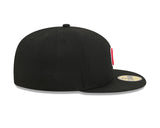 Chicago Cubs New Era 59-Fifty 5950 Black Team Color Fitted Cap