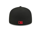 Chicago Cubs New Era 59-Fifty 5950 Black Team Color Fitted Cap