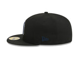 New York Yankees New Era 59-Fifty 5950 Black Team Color Fitted Cap