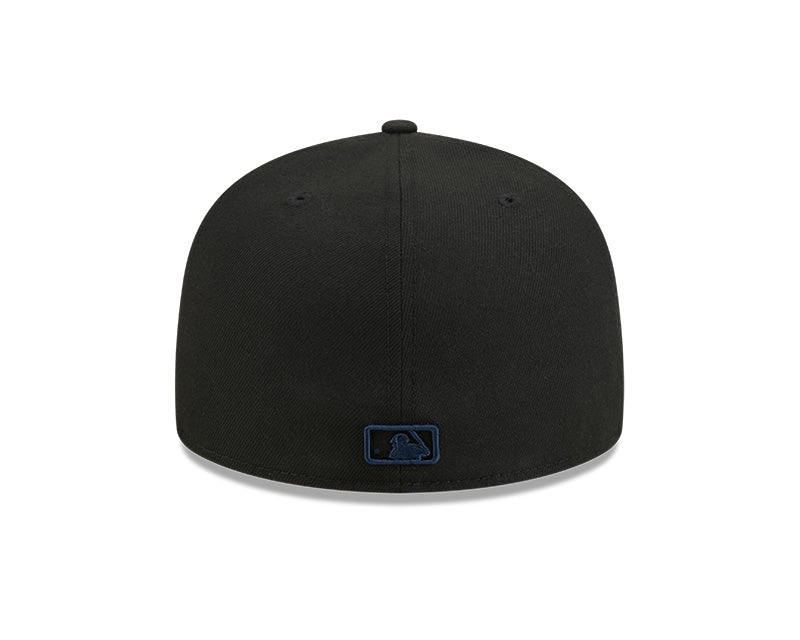 New York Yankees New Era 59-Fifty 5950 Black Team Color Fitted Cap