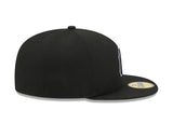 New York Yankees New Era 59-Fifty 5950 Black Team Color Fitted Cap