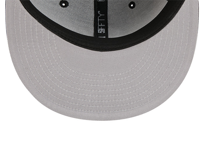 New York Yankees New Era 59-Fifty 5950 Black Team Color Fitted Cap