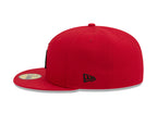 Los Angeles Dodgers New Era 59-Fifty Scarlet Black Fitted Cap